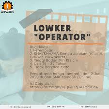 Temukan lebih banyak pekerjaan dan dapatkan informasi tentang kriteria calon karyawan, lokasi perusahaan dan banyak lagi. Smk Yamaba Purwakarta Home Facebook