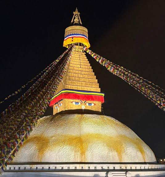 Boudhanath Stupa – a timeless symbol of peace, wisdom, and devotion in the heart of Kathmandu, Nepal. 🙏🇳🇵
