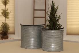 The coating prevents the metal from rusting, which makes these buckets great for outdoor use. Rd 5 Galvanized Metal Buckets Willow House Social Barn