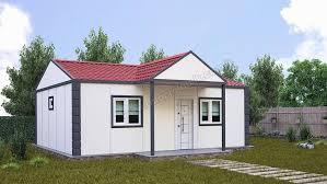 Asia T49 2 Prefabrik Ev Evler Bina Modern