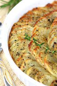 Oven Roasted Sliced Potatoes Lands Flavors Recipe Baked Red Potatoes Sliced Potatoes Sliced Potatoes In Oven