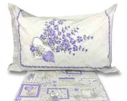 Misura matrimoniale per copridivano sia a 2 che a 3 posti, copriletto matrimoniale: Copripiumino Lavanda Provenzale Cherie