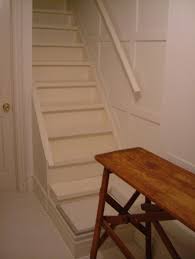 Very Typical Narrow Basement Staircase Painted And Generally Beautified House Staircase Diy Home Decor Basement Staircase