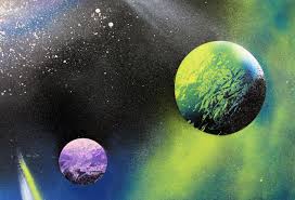Diy Spray Paint Art In 5 Minutes A Piece Of Rainbow