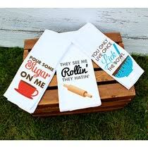 This funny kitchen towel makes anyone who enters the kitchen giggle. Funny Kitchen Towels Wayfair