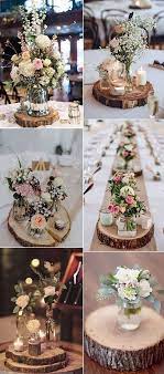 Rustic Wedding Decoration Ideas Wood Themed Wedding Rustic Wedding Centerpieces Wedding Decor Elegant