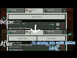After you accept it, that player's realm will be available to you. Minecraft Join Realm Button Missing Fix No Join Realm Button Mcpe Xbox Bedrock Fix Youtube