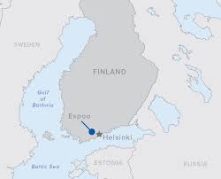 130,666 sq mi (338,424 sq km). Espoo Finland Map Packers Plus