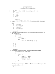 Tennessee is bordered by what other two us states to the north? Quiz Questions 1 Pdf Algorithms And Data Structures Applied Mathematics