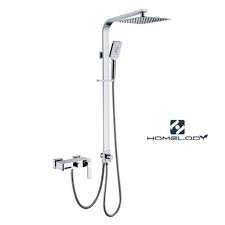 Trennbar Duschsystem Mit Messing Duschpaneel Duscharmatur Regendusche Mit Armatur Wasserhahn 3 Funktion Wasserablauf Duschset Rainshower Dusche Für