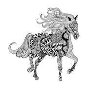 Ausmalbild Mit Laufendem Pferd Dieses Hat Eine Wallende Mahne Malvorlagen Pferde Kunst Ideen Ausmalbilder Pferde