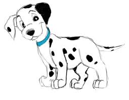 Draw the edge for the top of the head a bit lower than the circle. Dalmatian Puppy By Albinorichie On Deviantart
