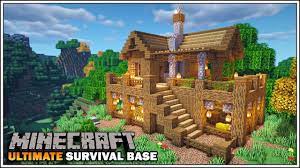 Any survival house will focus on a strong structure to get away from any present danger. Ultimate Minecraft Starter Survival Base With Everything You Need To Sur Minecraft Houses Survival Minecraft Houses Minecraft Survival