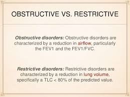 Obstructive Vs Restrictive Lung Diseases Obstructive