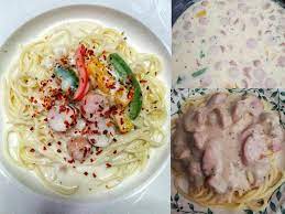 Kami Beri Dua Versi Resepi Spagetti Carbonara Prego Dan Juga Homemade Untuk Anda Cuba Sendiri Disamping Cara Masak Spagetti Carbonara Carbonara Recipe Spagetti