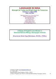 Check 'sampingan' translations into english. This Research Is Based On The Philosophy Of Language In India