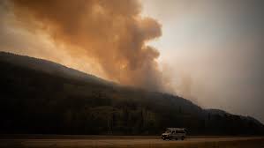The sparks lake fire is currently the largest fire burning in the province. Neatb5brxqrt M