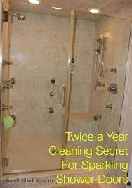 The 10 Best Bathroom Cleaning Hacks For Busy People A Cultivated Nest Shower Doors Cleaning Hacks Cleaning Household