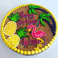 Birthday Cookie Cake Ideas Cookie Cakes Hayley Cakes And Cookies In 2020 Cookie Cake Decorations Cookie Cake Birthday Cookie Cake Designs