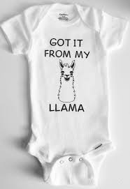 Baby Llama Onesie Baby Onesie Llama Baby Clothes Funny Baby Onesies Farm Animal Baby Baby Shower G Funny Baby Rompers Funny Baby Onesies Cute Baby Onesies