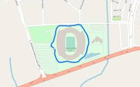 Создано в google моих картах. Hang Jebat Stadium Wander Und Laufweg Malakka Malaysia Pacer