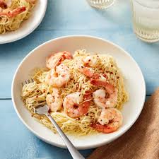 Spicy prawns make a perfect topping for rice noodles and courgette spaghetti, packed with zesty vegetables. Shrimp Scampi Instant Pot Recipes