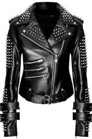 Stunning Rock Biker Jacket Leather Jacket Leather Jackets Women Jackets
