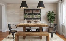 5 Rustic Dining Rooms That Aren T Log Cabin Living Havenly S Blog In 2020 Rustic Dining Room Rustic Dining Modern Dining Room