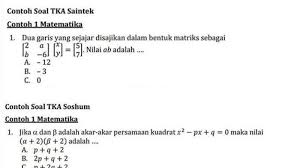 We did not find results for: Materi Dan Contoh Soal Matematika Saintek Sbmptn Jawabanku Id