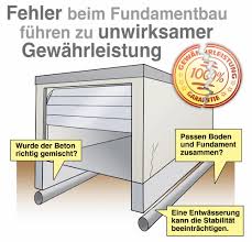 Was kosten fertiggaragen aus holz, beton, blech und stahl? Garage Fundament Jede Garage Braucht Eine Solide Basis
