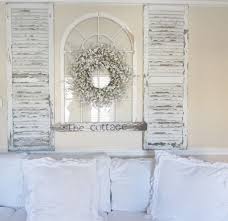 Best decorating environment, they will coordinate the selections in your home using bedding. Decorating With Old Shutters Taking Taking Old Shutters And An Old Arch Window For A Focal Point Ov Shabby Chic Living Room Chic Home Decor Shabby Chic Room