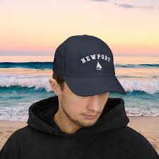 Embroidered Newport Sailboat Classic Cap, Gift for Sailor, Summer Trip  Beach Hat, RI Tourist Baseball Hat, Adjustable Unisex Sailing Cap