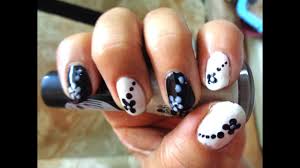 Inexpensive floral nail art galore! Simple Flower Nail Art Designs For Beginners K01 Youtube