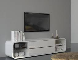 Viper Modern Curved Tv Cabinet With Drawers In White Gloss Finish Lights Included Living Room Tv Stand Modern Tv Cabinet Ikea White Cabinet