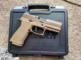 Armslist For Sale Sig Sauer P320 X Carry Coyote New In Case Never Fired With Extra Magazines