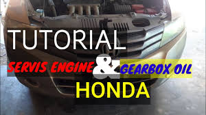 Maybe you would like to learn more about one of these? Cara Servis Engine Gearbox Oil Honda City Youtube