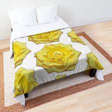 gelbe rose blumen illustration blumenmotiv tagesdecke von robert biedermann illustration blume blumenmotiv gelbe rose