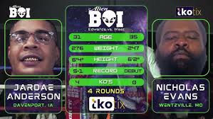 AlienBoi 22: Jardae Anderson vs Nicholas Evans Full Fight