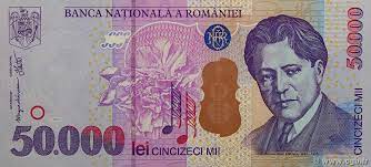 On 1 july 2005, romania underwent a currency reform, switching from the previous leu (rol) to a new leu (ron). 50000 Lei Romania 2000 P 109a B92 2844 Banknotes