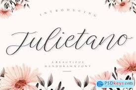 Check out our list of 17 of the best calligraphy fonts. Julietano Yh Modern Calligraphy Font Free Download Photoshop Vector Stock Image Via Torrent Zippyshare From Psdkeys Com