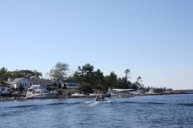 Arriving By Boat To The Famous Henry S Fish And Chips Restaurant On Frying Pan Island Georgian Bay Bay Lake Lake Huron Waterway