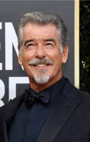 Now, when he's well into his 60s, he added a full beard to it. Devan Coggan On Twitter This Is A Petition For Pierce Brosnan To Be The Next Paddington Villain Goldenglobes