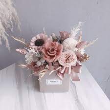 裸粉金年節永生盆花 how to preserve flowers flowers crown jewelry