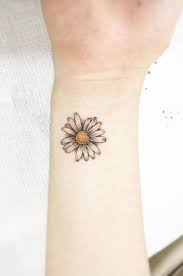 Pin On Daisy Flower Tattoos