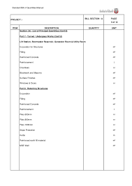 Both templates were drafted as ms. Nrm2 Bill Of Quantities