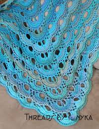 My German Scalloped Triangle Shawl Shawl Crochet Pattern Crochet Shawls And Wraps Crochet Accessories