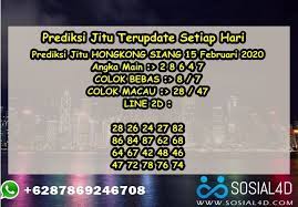 Prediksi Jitu Hongkong Siang 15 Februari 2020 Sosial4d Agen Lockscreen Lockscreen Screenshot