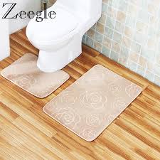 Browse a large selection of bath mat and shower mat designs for your bathroom on houzz in a variety of colors, patterns and materials. Zeegle Bathroom Bath Mat 3d Toilet Mats Absorbent Rug Bathroom Floor Carpet Toilet Seat Cover Non Slip Toilet Rugs Bath Mat Set Bath Mats Aliexpress