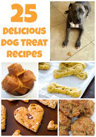 25 Delicious Homemade Dog Treat Recipes Dog Recipes Dog Food Recipes Dog Treat Recipes