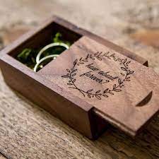 This Custom Wedding Ring Box Is Perfect How About Forever Wood Ring Box Wedding Ring Box Wedding Ring Bearer Boxes